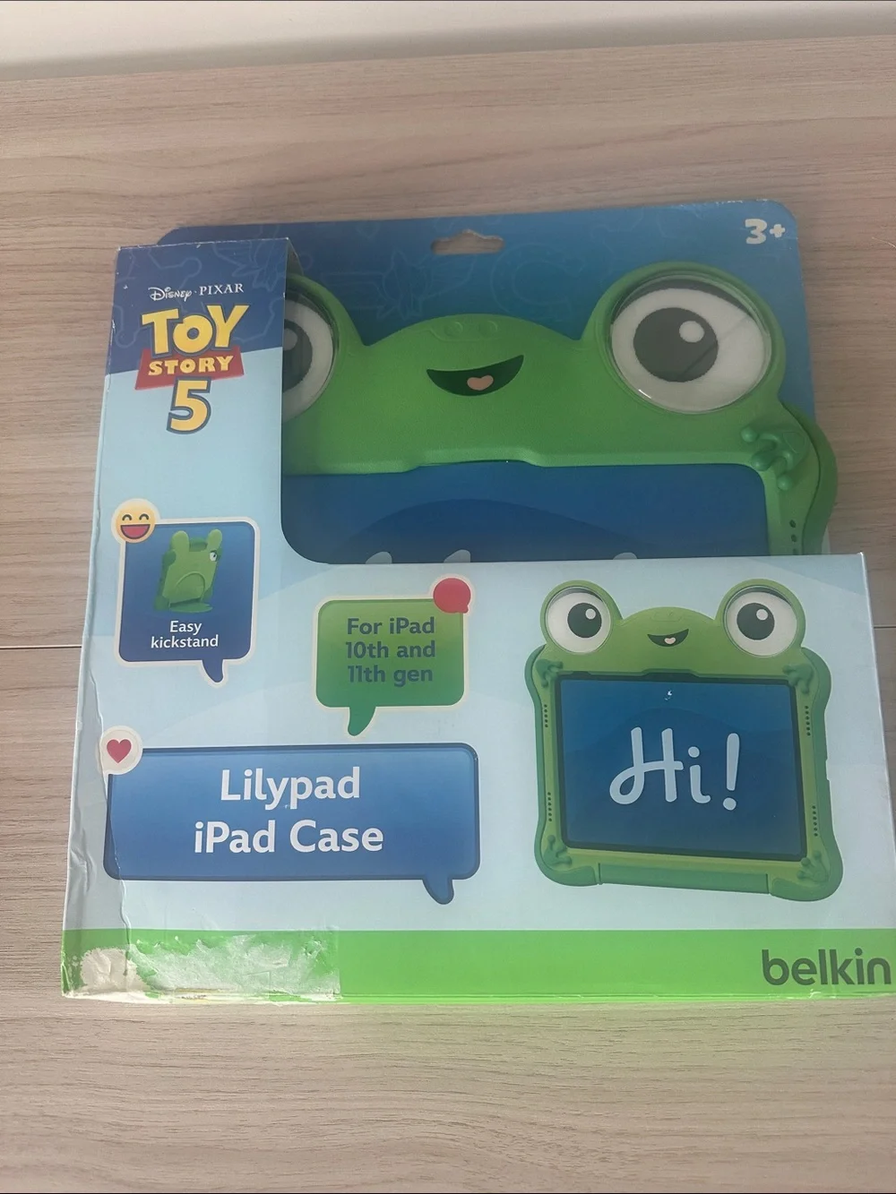 belkin Lilypad Frog Green Kids iPad Case with Handle & Stand from Toy Story 5
